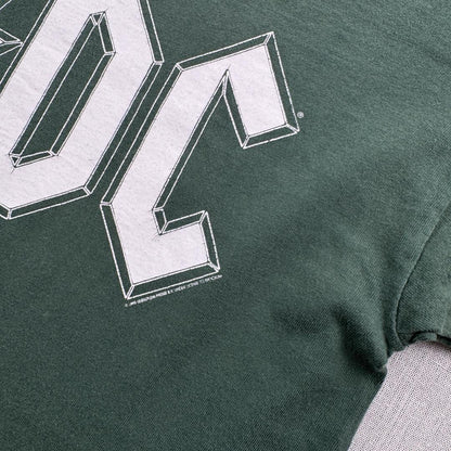 90s ACDC ブロッカム BROCKUM Tシャツ 緑 バンT ba-t-2505-027