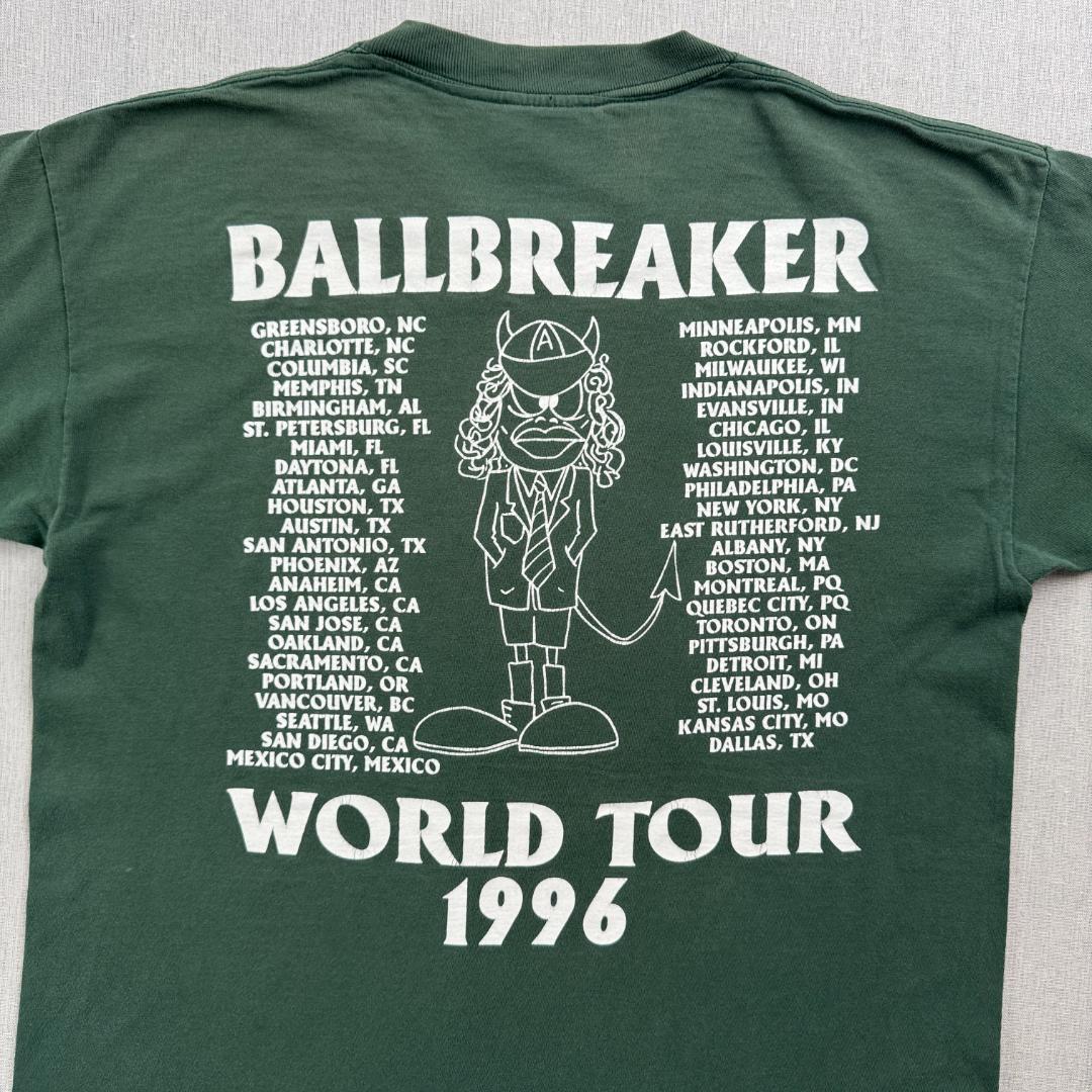 90s ACDC ブロッカム BROCKUM Tシャツ 緑 バンT ba-t-2505-027
