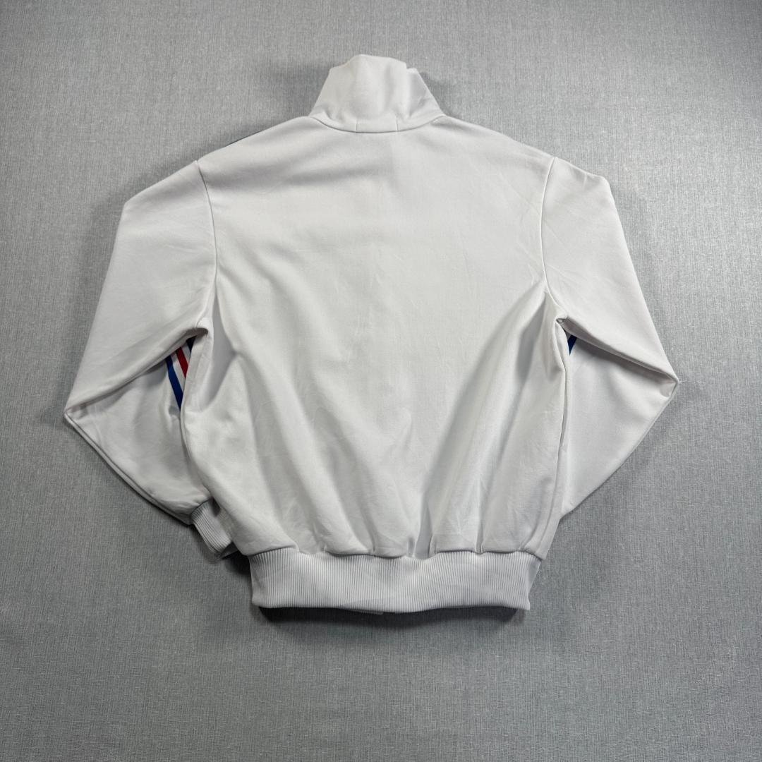 70s 80s adidas トラックジャケット アディダス 白 デサント M ad-t-2505-018