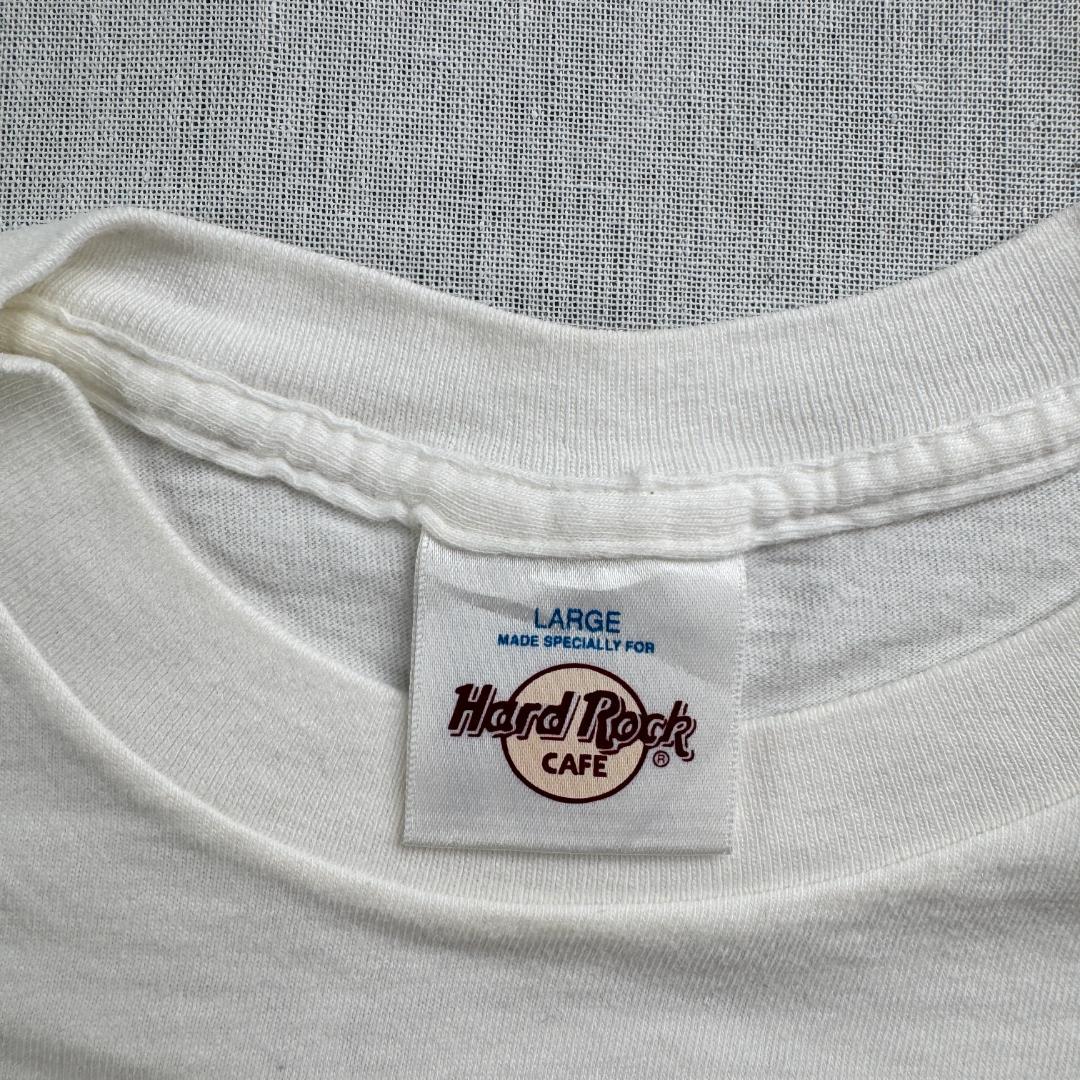 90s ハードロックカフェ ジョンレノン アートT バンT Tシャツ ba-t-2505-010