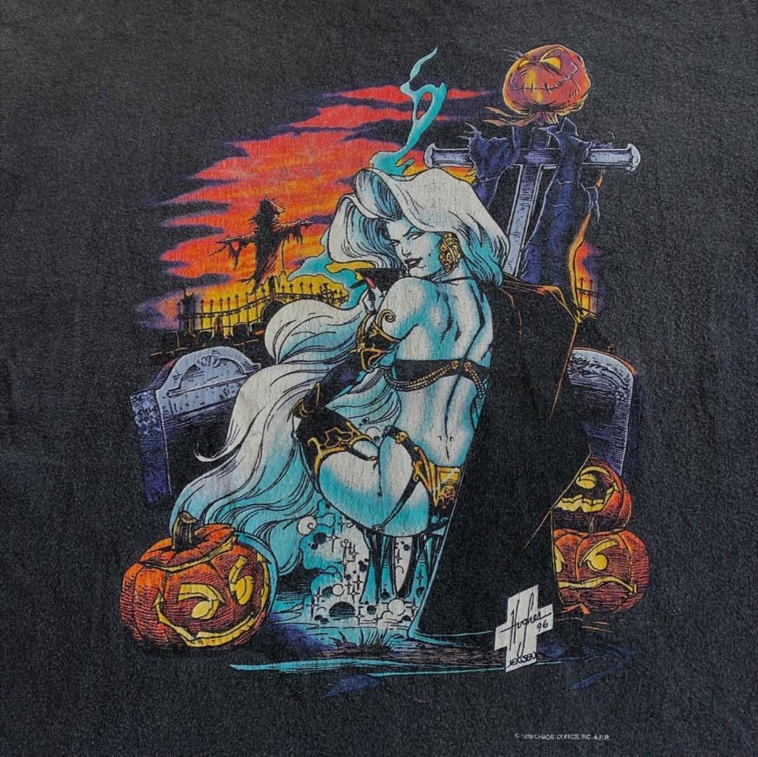 90s アメコミ レディデス Tシャツ Lady death L ch-000002