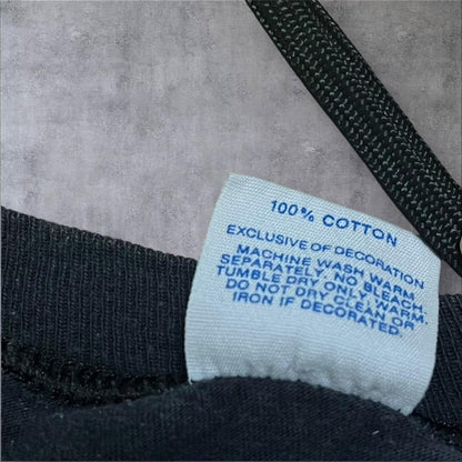 80s ディズニー ミッキーマウス USA製 青タグ 黒 d-000023