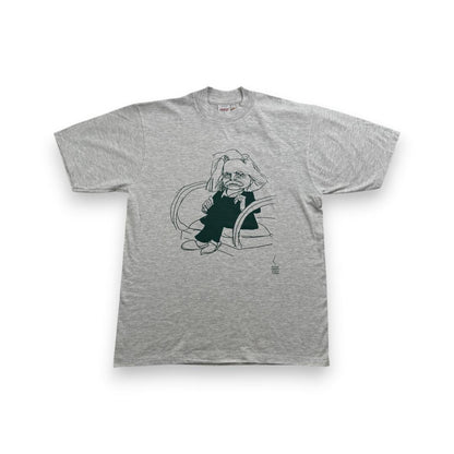 90s 作曲家 偉人 Tシャツ エドヴァルド グリーグ グレー M a-u-2505-040