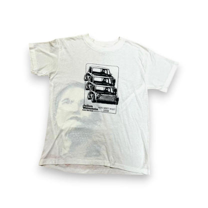 90s MINI Tシャツ 車 USA製 企業T 白 オバマ co-000005