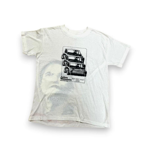 90s MINI Tシャツ 車 USA製 企業T 白 オバマ co-000005