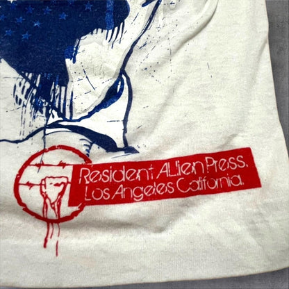 90s MINI Tシャツ 車 USA製 企業T 白 オバマ co-000005