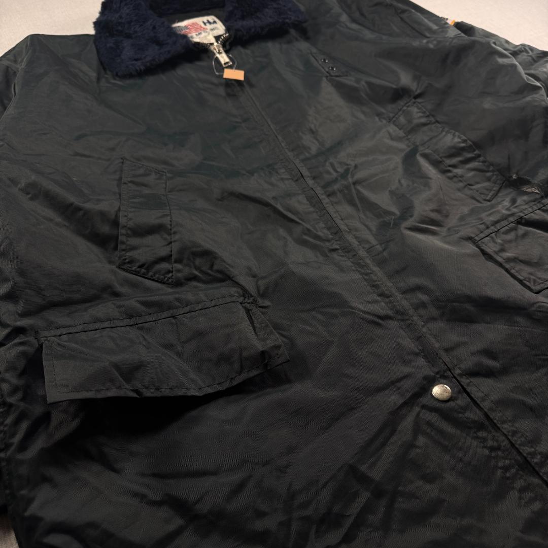 ワークジャケット USA ナイロン ジャケット セキュリティ XL ja-u-2505-016