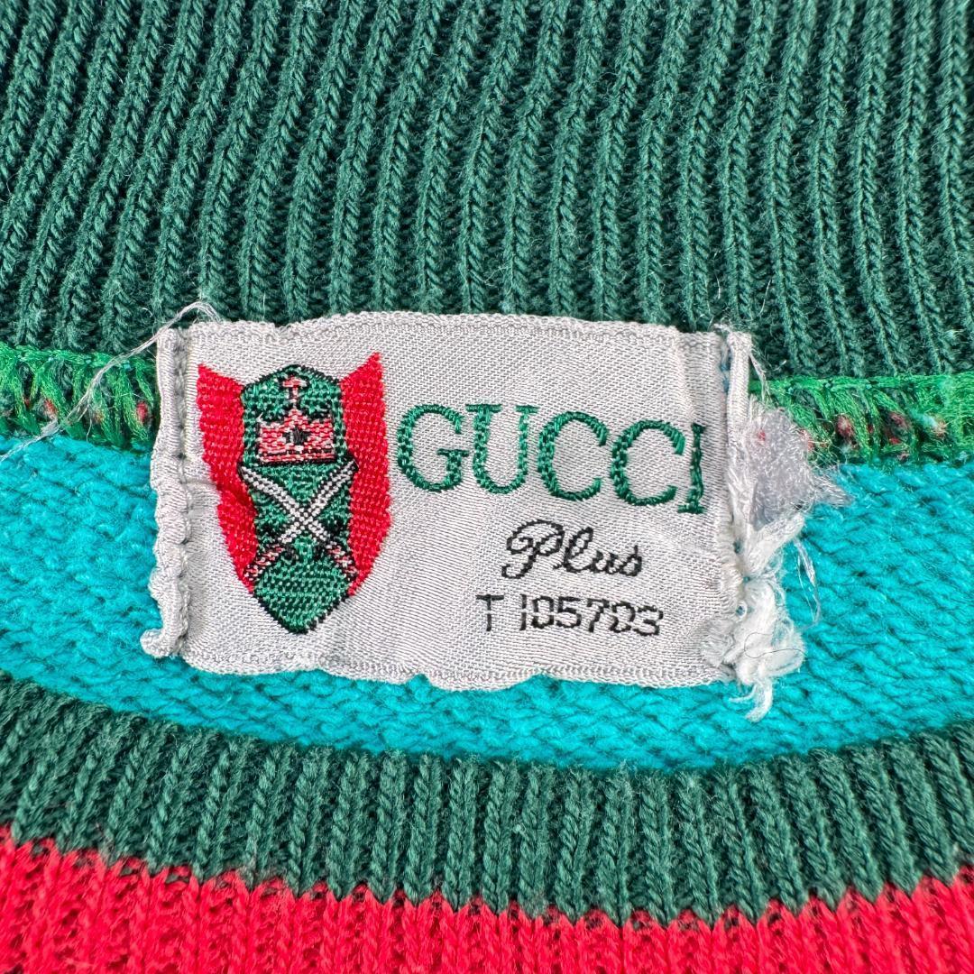 70s 80s GUCCI plus グッチ オールドグッチ トレーナー sw-2603-013