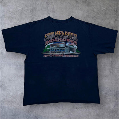 00s ハーレーダビッドソン Harley Davidson 紺色 co-000044