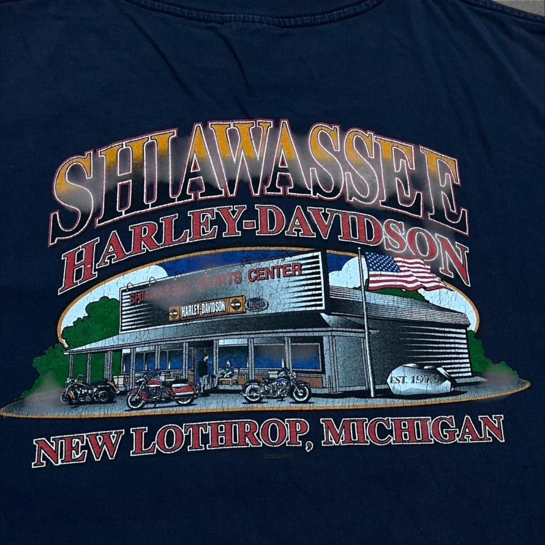 00s ハーレーダビッドソン Harley Davidson 紺色 co-000044