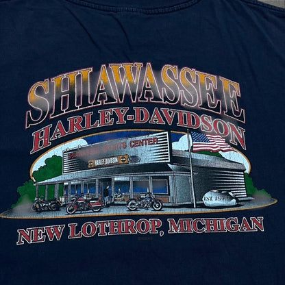 00s ハーレーダビッドソン Harley Davidson 紺色 co-000044