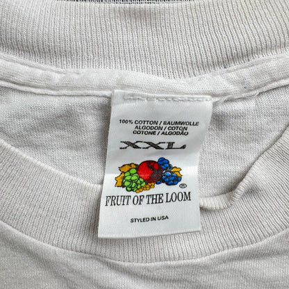 90s ロゴ 企業 Tシャツ フルーツオブザルーム 白 co-000050