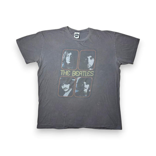 00s BEATLES ビートルズ グレー Tシャツ ba-u-2505-048