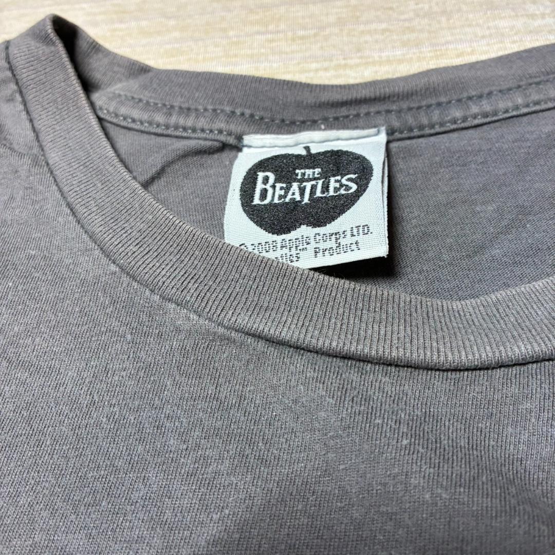 00s BEATLES ビートルズ グレー Tシャツ ba-u-2505-048