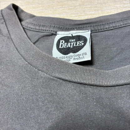 00s BEATLES ビートルズ グレー Tシャツ ba-u-2505-048