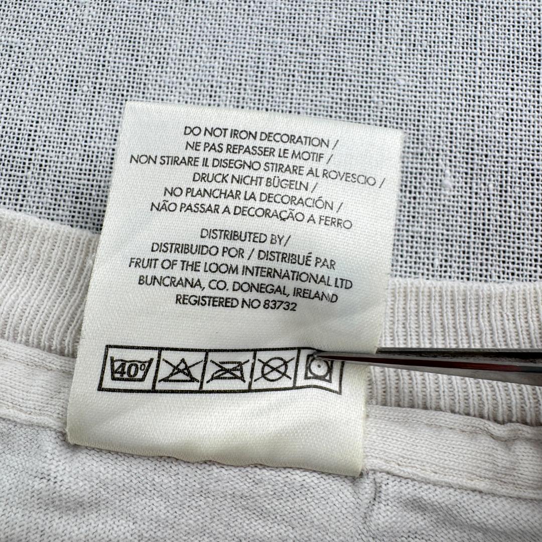 90s アートT Tシャツ 白 USA製 アフリカン Asafo L a-u-2505-065