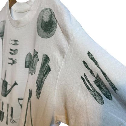 90s 狼 オオカミ ウルフ アート USA製 アニマルT a-000019