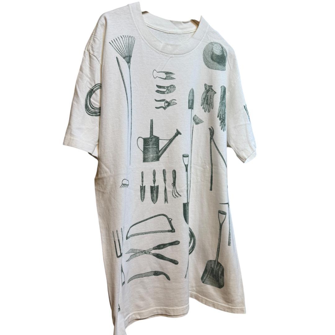 90s 狼 オオカミ ウルフ アート USA製 アニマルT a-000019