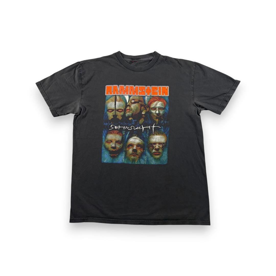 00s Rammstein ラムシュタイン Tシャツ 両面 黒 大き ba-000024