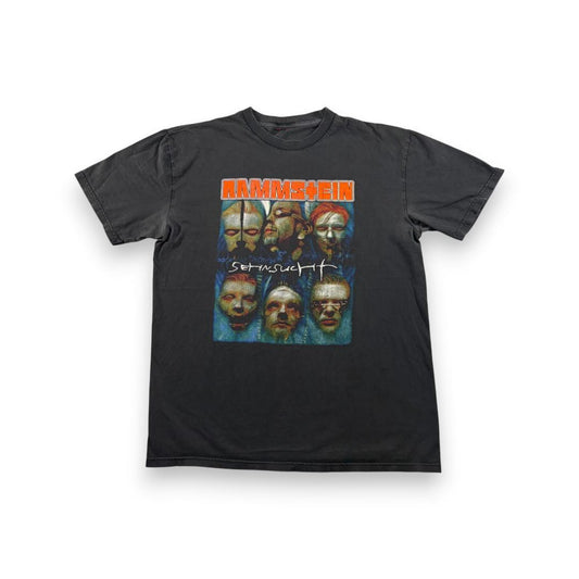 00s Rammstein ラムシュタイン Tシャツ 両面 黒 大き ba-000024