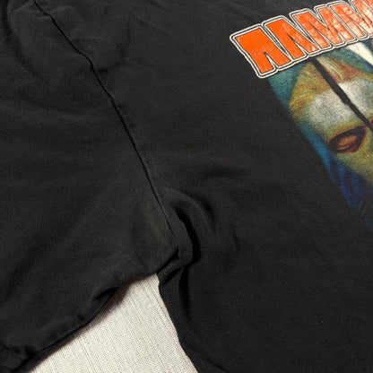 00s Rammstein ラムシュタイン Tシャツ 両面 黒 大き ba-000024