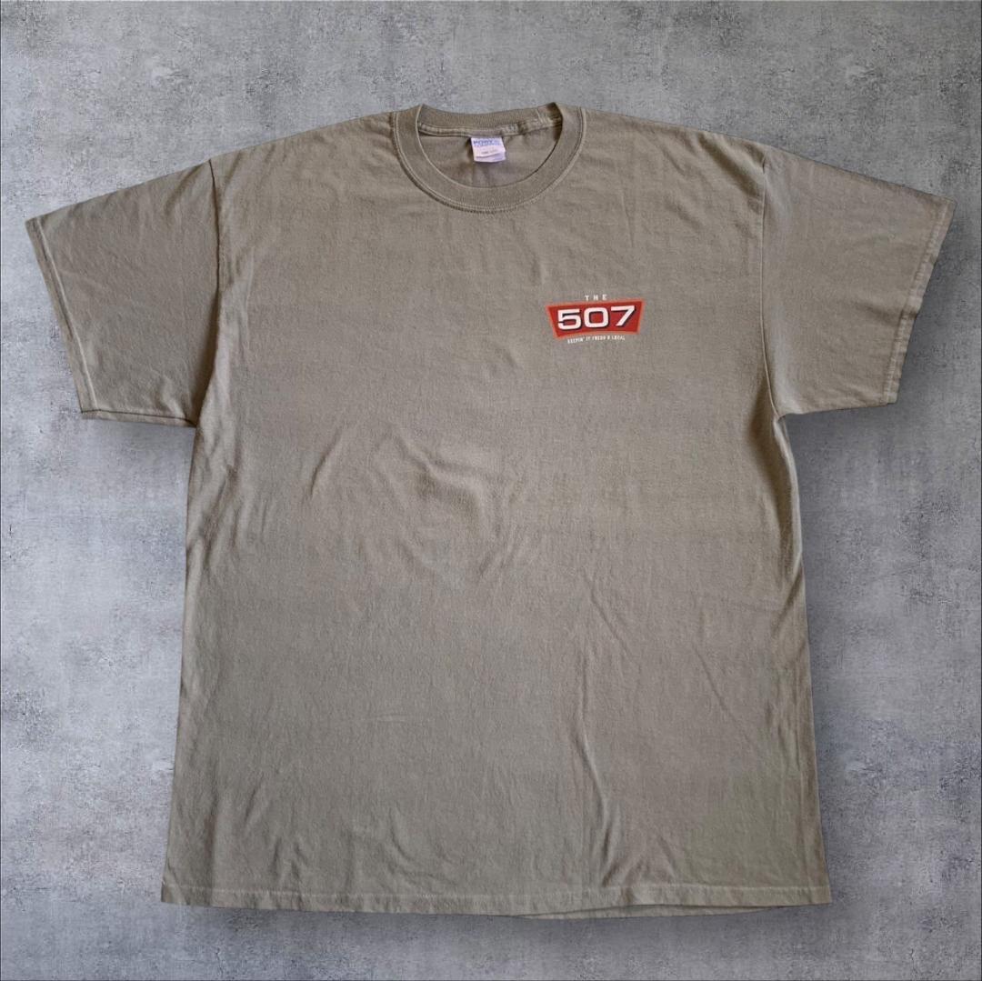 グレー Tシャツ アメリカ USA 507 XL o-000025