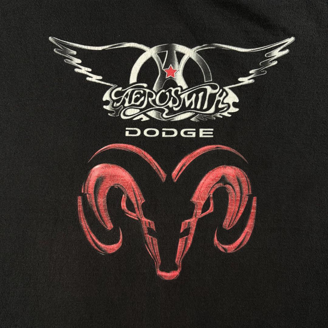 00s Aerosmith Dodge エアロスミス コラボ Tシャ ba-000036