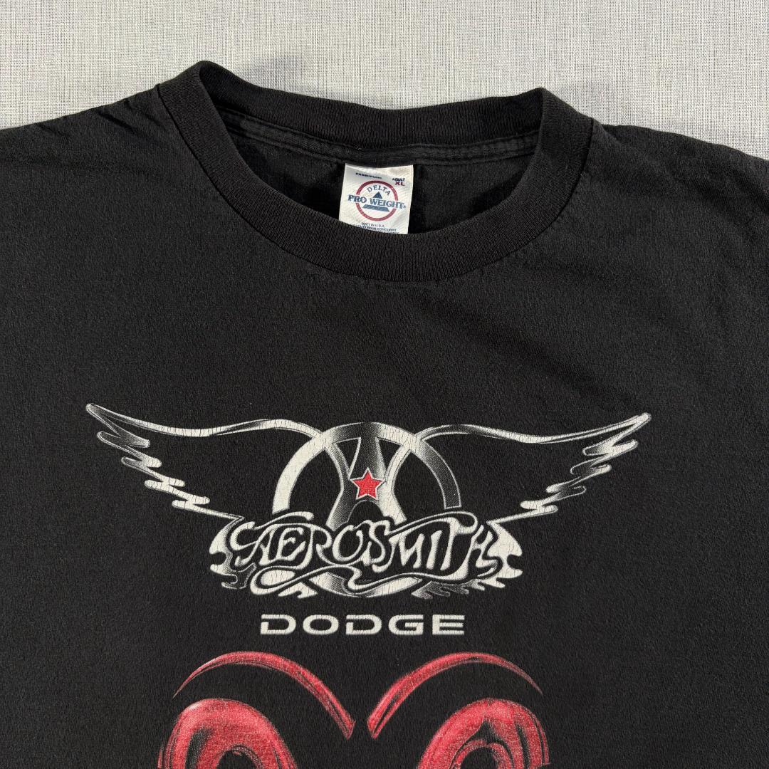 00s Aerosmith Dodge エアロスミス コラボ Tシャ ba-000036
