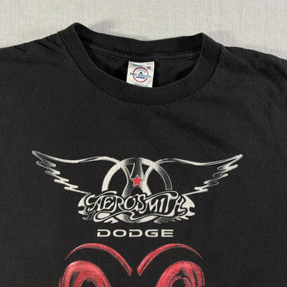 00s Aerosmith Dodge エアロスミス コラボ Tシャ ba-000036