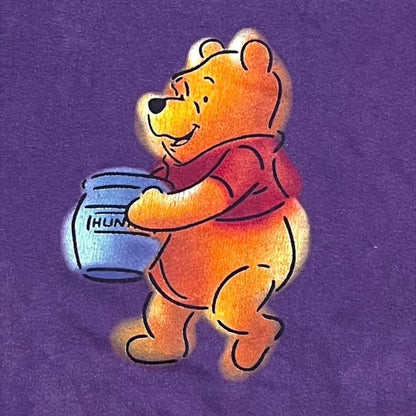 90s ディズニー プーさん 紫 USA d-000022