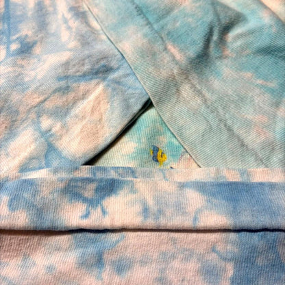 90s LIQUID BLUE Coral Reaf 魚 アートT タイダイ a-u-2505-091