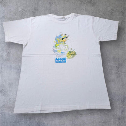 90s アート 白 コットン 大きめ 環境 SDG a-000024