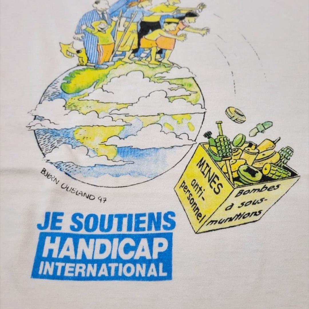 90s アート 白 コットン 大きめ 環境 SDG a-000024