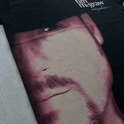 90s Tim McGraw Tシャツ バンT 黒 y2 ba-u-2505-081