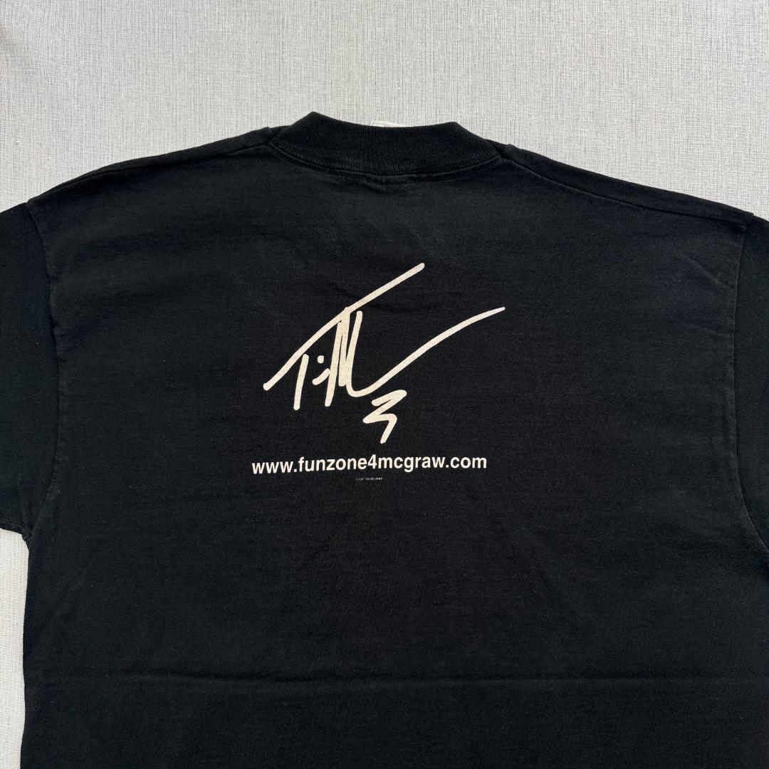 90s Tim McGraw Tシャツ バンT 黒 y2 ba-u-2505-081