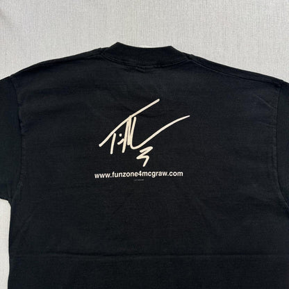 90s Tim McGraw Tシャツ バンT 黒 y2 ba-u-2505-081