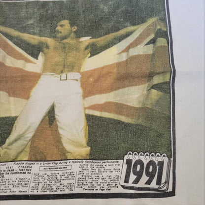 QUEEN フレディ マーキュリー 追悼T XL ba-000021