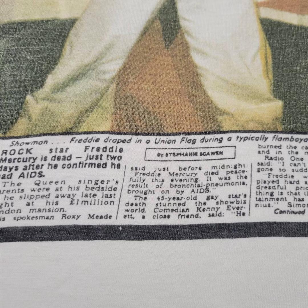 QUEEN フレディ マーキュリー 追悼T XL ba-000021