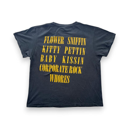 ニルヴァーナ nirvana Tシャツ ニコちゃん スマイル バンドT M 黒 ba-000025