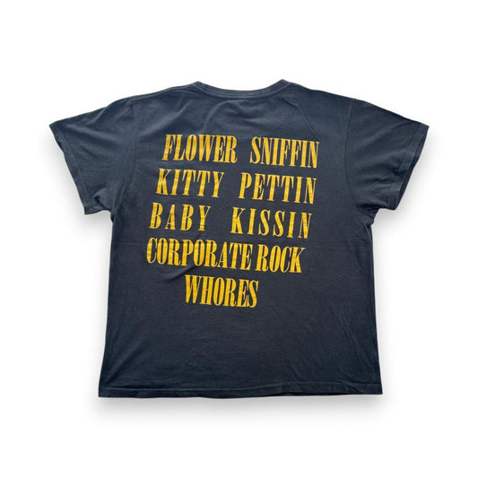 ニルヴァーナ nirvana Tシャツ ニコちゃん スマイル バンドT M 黒 ba-000025