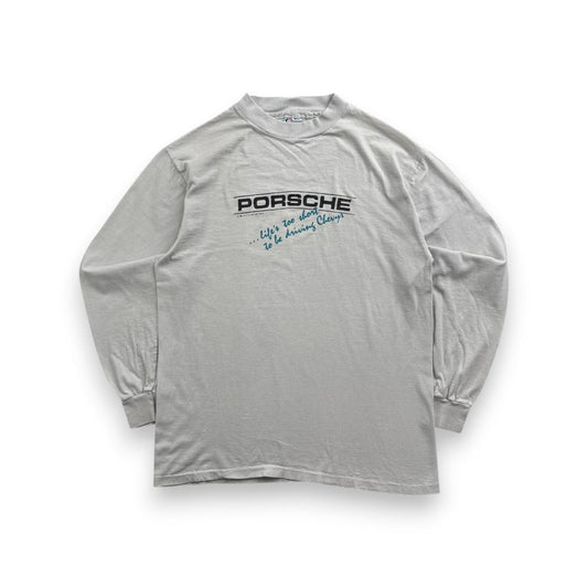 80s ポルシェ PORSCHE 車 Tシャツ USA製 長 co-000051