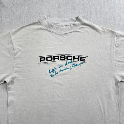 80s ポルシェ PORSCHE 車 Tシャツ USA製 長 co-000051