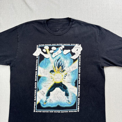 00s ドラゴンボール ベジータ スーパーサイヤ人 Tシャツ 黒XL ch-x-2505-001