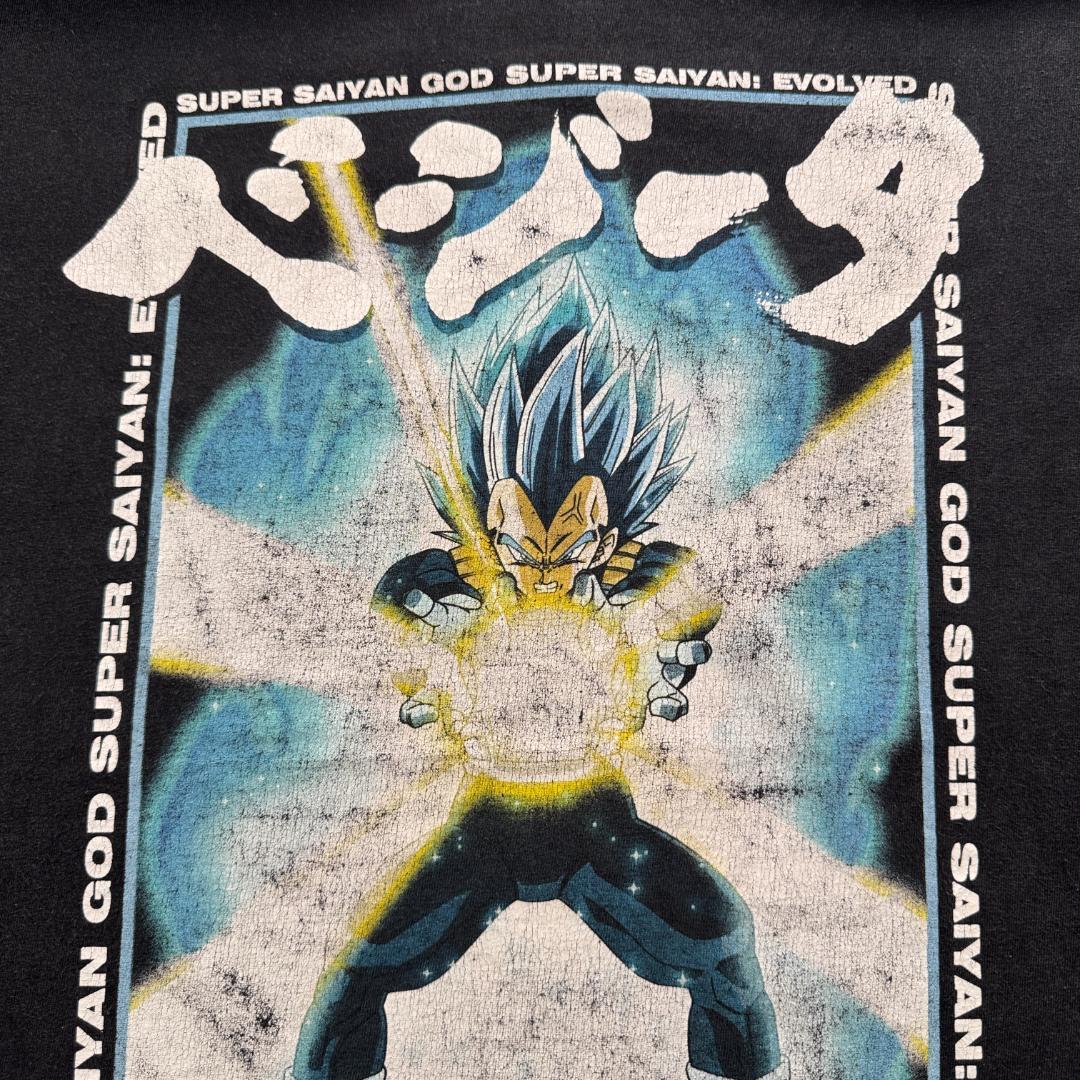 00s ドラゴンボール ベジータ スーパーサイヤ人 Tシャツ 黒XL ch-x-2505-001