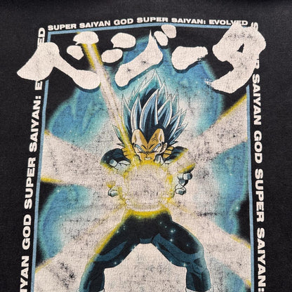 00s ドラゴンボール ベジータ スーパーサイヤ人 Tシャツ 黒XL ch-x-2505-001