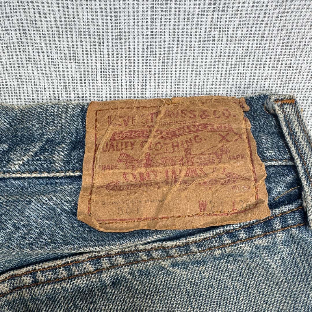70s 66後期 赤耳 levi's 501 USA製 ボタン裏6 pa-00024