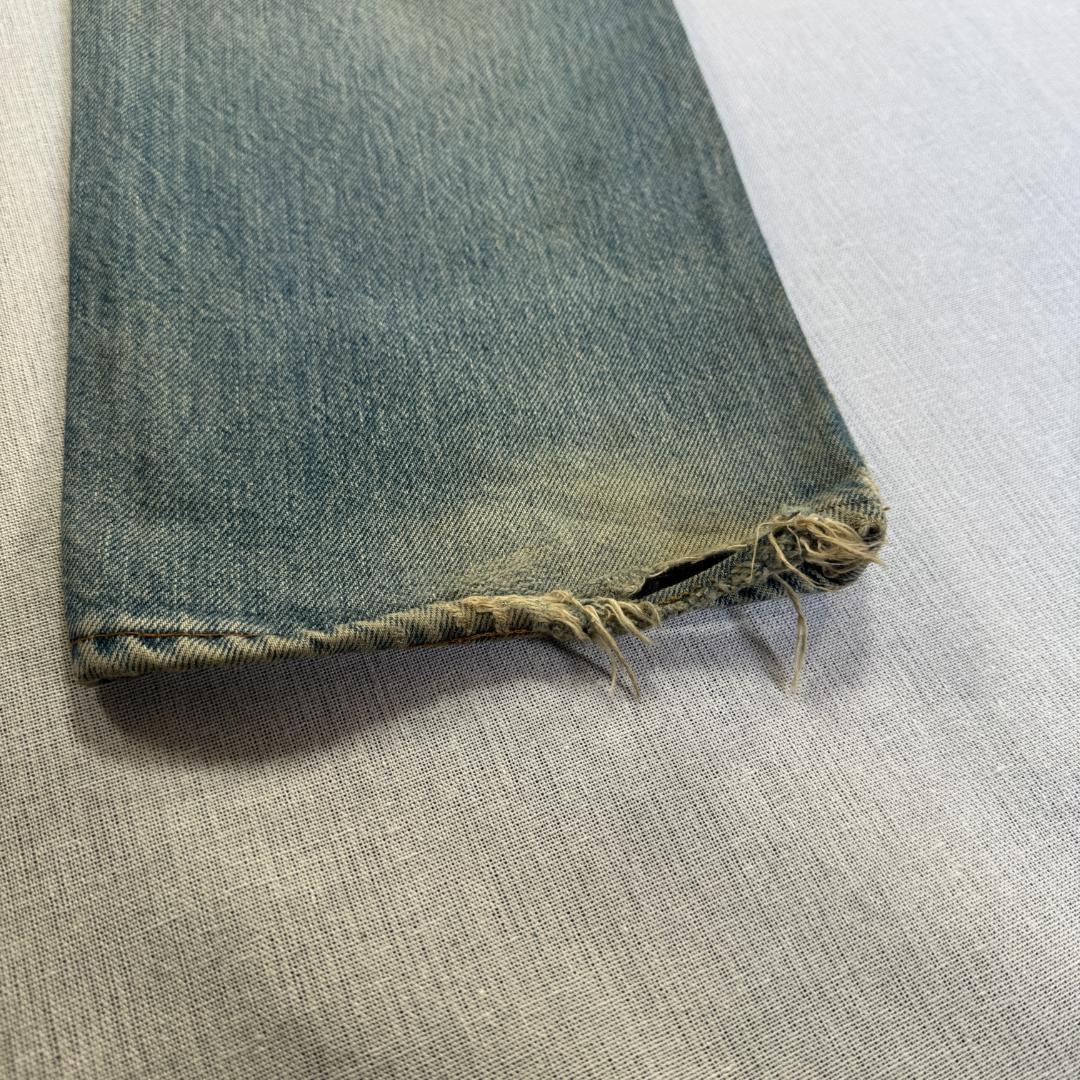 70s 66後期 赤耳 levi's 501 USA製 ボタン裏6 pa-00024