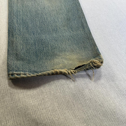 70s 66後期 赤耳 levi's 501 USA製 ボタン裏6 pa-00024