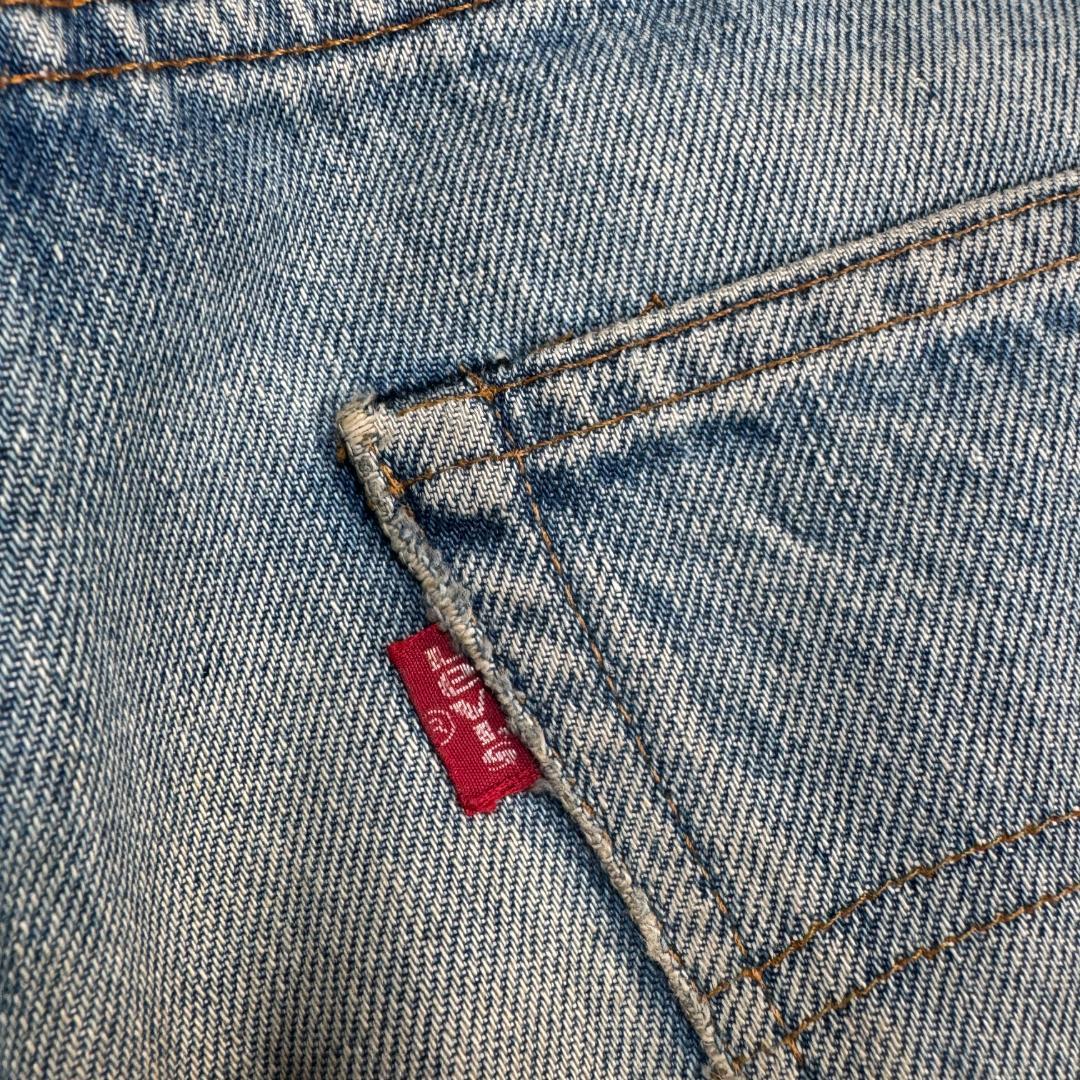 70s 66後期 赤耳 levi's 501 USA製 ボタン裏6 pa-00024