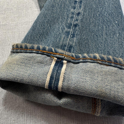 70s 66後期 赤耳 levi's 501 USA製 ボタン裏6 pa-00024